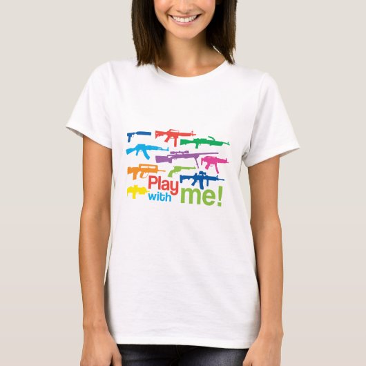Speel met mij - Dames T-shirt (Voorkant)