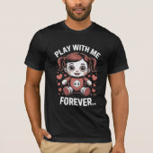 Speel met mij Forever Creepy Doll T-shirt (Voorkant)