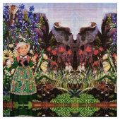 Speel met 'Ms Elizabeth' Fabric Paper Doll! Stof (Close Up)