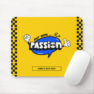 Speel Met Passie Motiverende Gaming Muismat