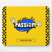 Speel Met Passie Motiverende Gaming Muismat (Voorkant)