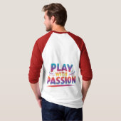 Speel met Passie T-shirt (Achterkant volledig)