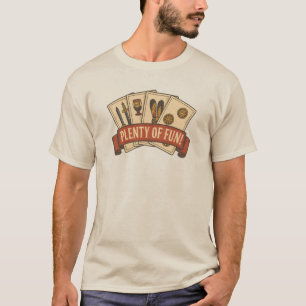 Speel met Passie – Vintage Briscola Kaartspel T-shirt