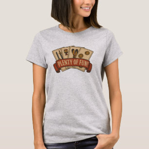 Speel met Passie – Vintage Briscola Kaartspel T-shirt
