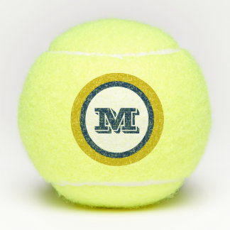 Speel met stijl Monogram Initiaal Sport Cadeau Tennisballen