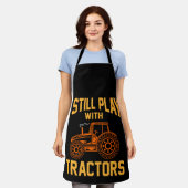 Speel met tractoren auto-mechanische automatische  schort (Gedragen)