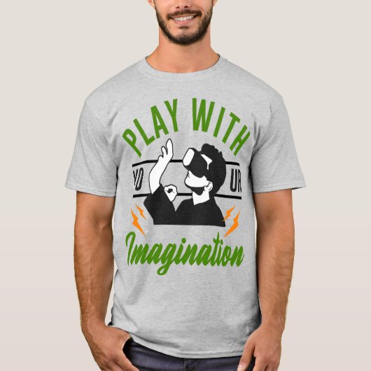 Speel met uw fantasie t-shirt (Voorkant)