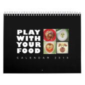 Speel met uw voedselkalender kalender (Hoes)