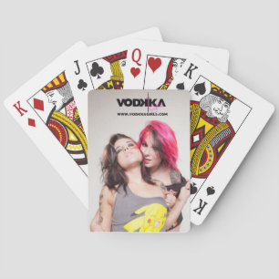 Speel met Vodkka Girls Pokerkaarten