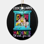 Speel niet altijd Claw Machine Skill Crane Machine Keramisch Ornament (Links)