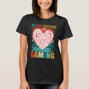 Speel niet met een gamedraagstuk t-shirt