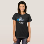 Speel niet met mij Bewaak je Java kat kitten Coff T-shirt (Voorkant volledig)