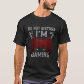 Speel niet zo'n gok-videogames voor gamers af t-shirt (Voorkant)