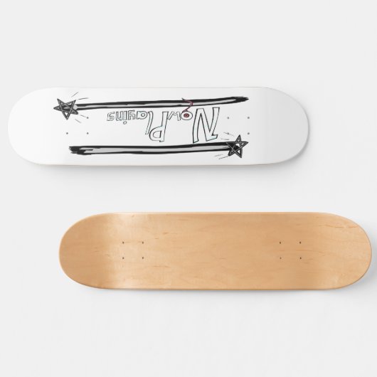 Speel nu deck persoonlijk skateboard (Horizontaal)