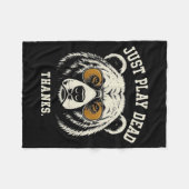 Speel Overheidsinstelling Bedankt Grappige Gly Bee Fleece Deken (Voorkant (Horizontaal))