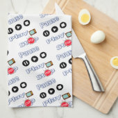 Speel pauze stop keuken handdoek (Quarter Fold)