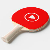 Speel! Ping Pong Paddle Tafeltennisbatje (Voorkant Gekanteld)