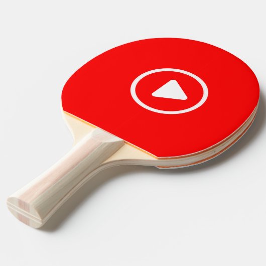 Speel! Ping Pong Paddle Tafeltennisbatje (Voorkant Gekanteld)