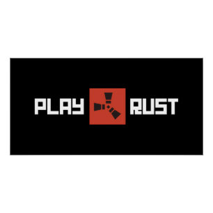 Speel Roest Logo Kunst Perfect Poster