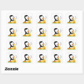 Speel saxofoon Sticker (Vel)