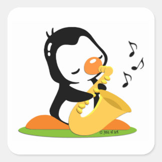 Speel saxofoon Sticker