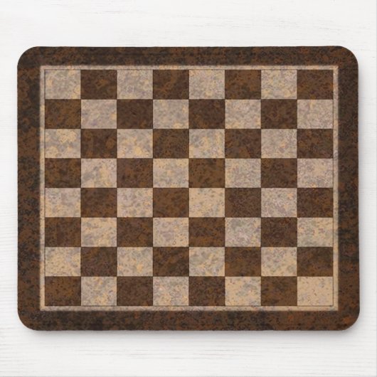 Speel schaak, cheques en tekeningen op deze mousep muismat (Voorkant)