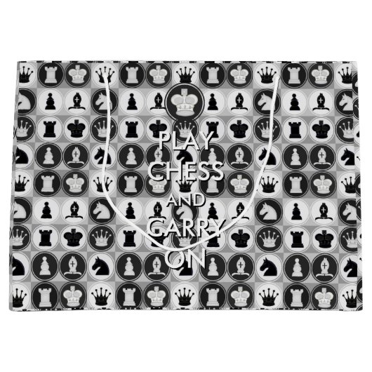 Speel schaak en draai door large cadeautasje (Voorkant)