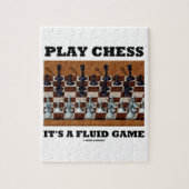 Speel schaap Het is een vloeiend spel (Chess Stere Legpuzzel (Verticaal)