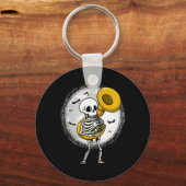 Speel Sousaphone Tuba Instrument Halloween Band Sleutelhanger (Voorkant)