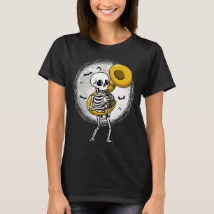 Speel Sousaphone Tuba Instrument Halloween Band T-shirt