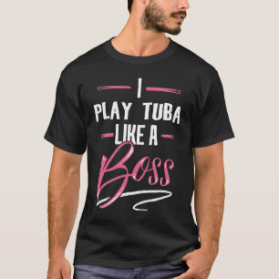 SPEEL TUBA Als een baas Lady Boss Girl Power T-shirt