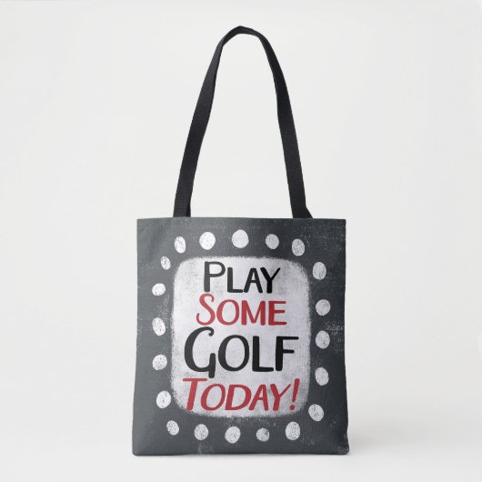 Speel vandaag nog wat golf Canvas tas (Voorkant)