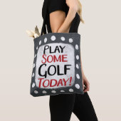 Speel vandaag nog wat golf Canvas tas (Dichtbij)