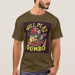 Speel voor gumbo t-shirt