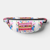 Speel wat coole muziek Mixtape Art Patroon Heuptasje (Liggend)