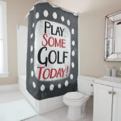 Speel wat golf vandaag douchegordijn (In situ)