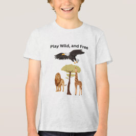 Speel wild, speel gratis Tri-Blend shirt