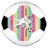 Speel zoals en Unicorn Retro Soccer Dabbing Unicor Voetbal (Gedraaid)