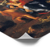 Speelafspraak bij het kindje Jezus thuis met engel Poster (Hoek)