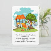 Speelafspraak  kaart (Staand voorkant)