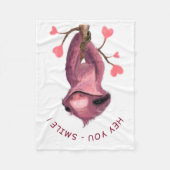 Speelbare Baby Fleece Blanket Smile Cartoon Deken (Voorkant)