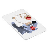 Speelbare Cartoon schaap en Wolf Flexible Magnet Magneet (Rechterzijde)