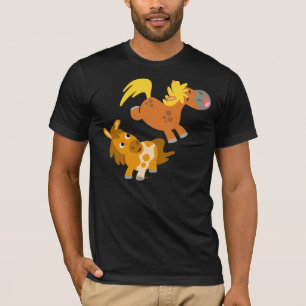 Speelbare Cartoon T-shirt