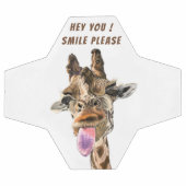 Speelbare Giraffe Tongue Out Voetbal Smile (Enkel)