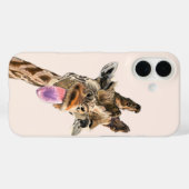 Speelbare Giraffe Tongue uit Case-Mate iPhone Case (Achterkant (horizontaal))