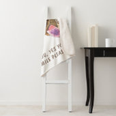 Speelbare Giraffe Tongue uit Sherpa Blanket - glim Sherpa Deken (In situ)