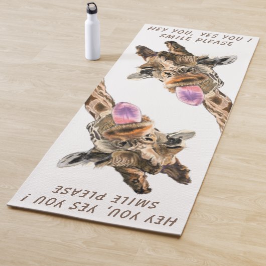 Speelbare Giraffe Tongue uit Yoga Mat Gift Fun (In situ)