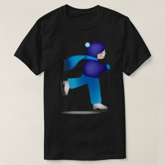 Speelbare ijsschaater t-shirt (Design voorkant)