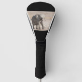 Speelbare jonge olifant golfheadcover (Voorkant)