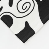 Speelbare katten en garen Silhouettes Fleece Deken (Hoek)